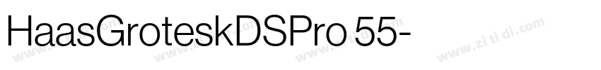 HaasGroteskDSPro 55字体转换